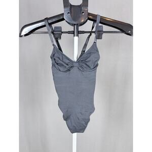 SKIMS Onyx Black Seamless Sculpt Sculpting Bodysuit - Women’s Size XXS